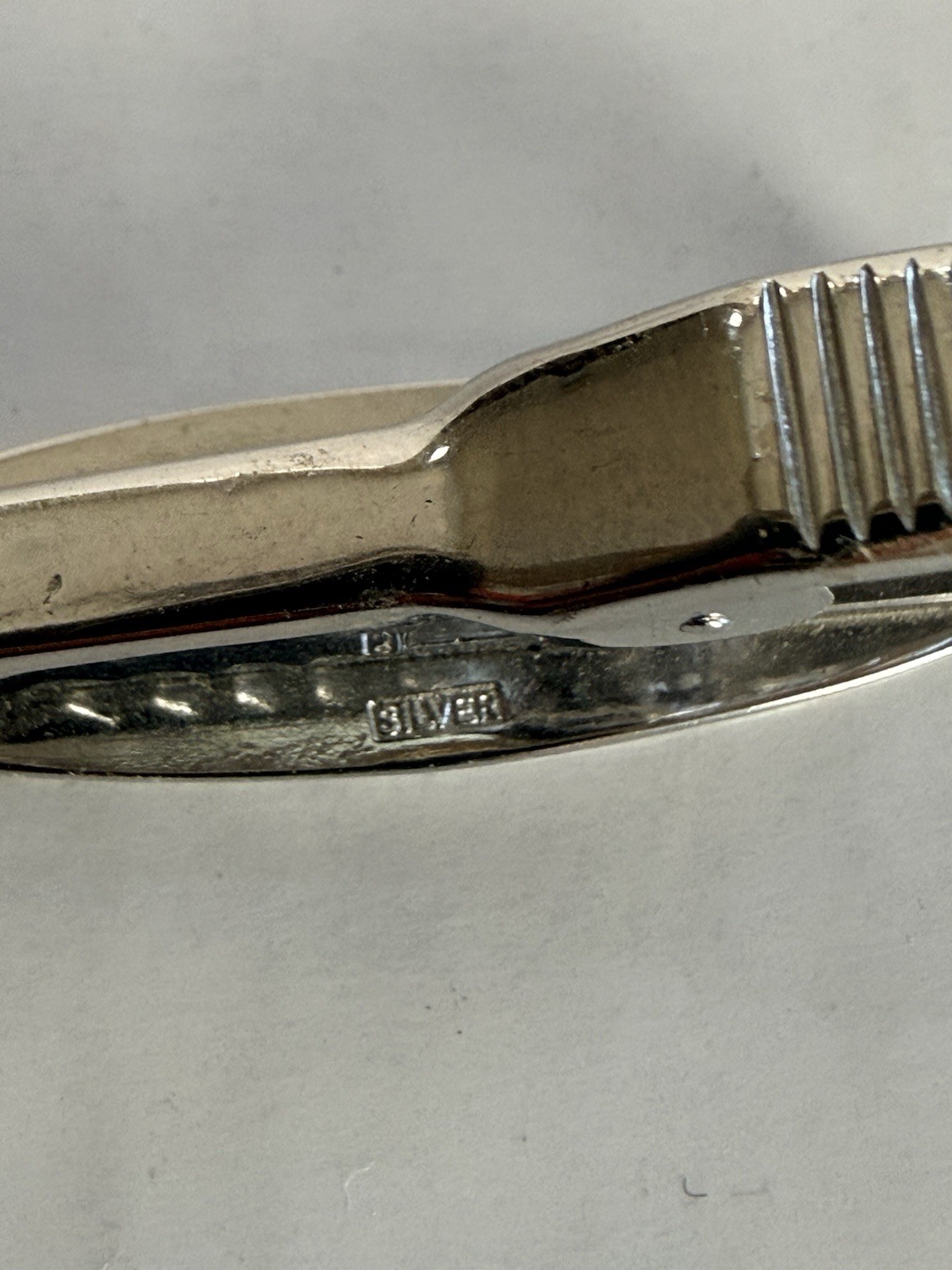 Vintage MINETTE Camera Co REAL Silver Tie Clip MCM Mod 50/60’s RARE Photographer