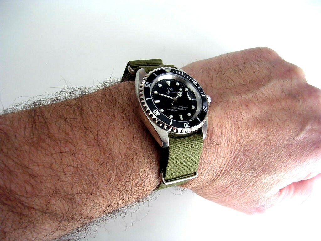 19mm NATO G10 ® Premium nylon watch band strap RAF Bond IW SUISSE 18 20 22 24mm