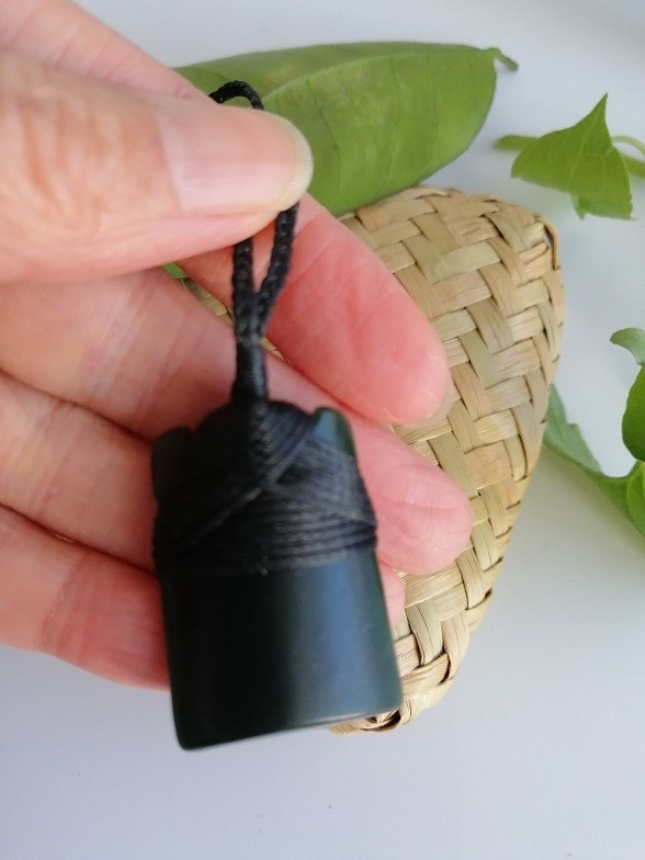 New Zealand Jade Greenstone Toki Matt Pendant 35mm L x 26mm W Unisex