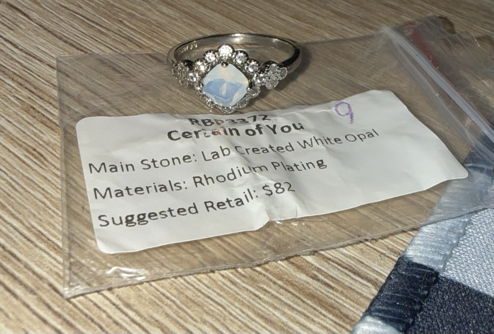 CERTAIN OF YOU RING BOMB PARTY RBP3372 Size 9