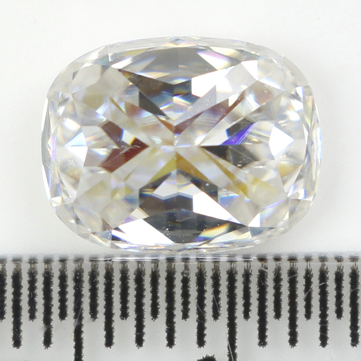 2.28 Ct Moissanite Diamond, Cushion Cut Moissanite, White Moissanite GN130