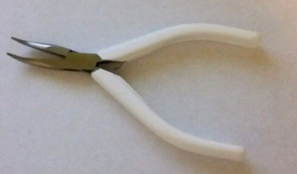 Chain Nose Plier Curved Tip 5″ – Made in Sweden