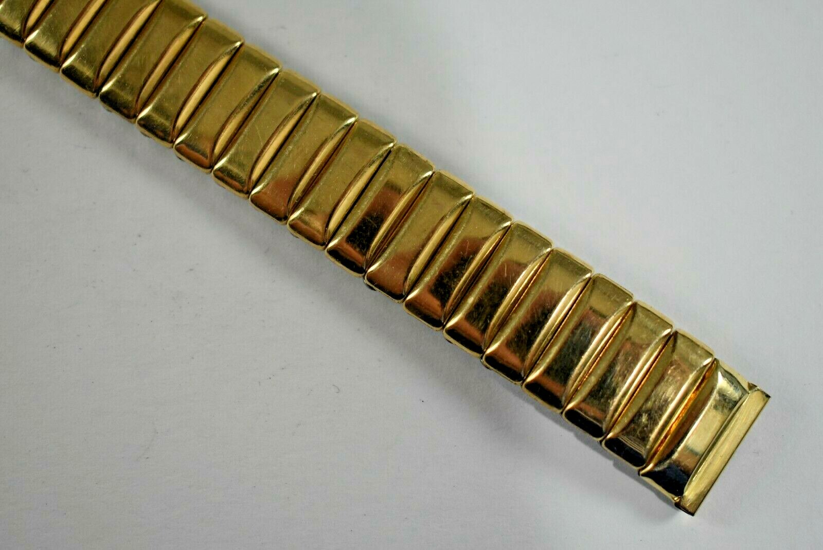 Vintage Bellavance Gold Filled Top Expansion 15.50mm Wrist Watch Band lot.w