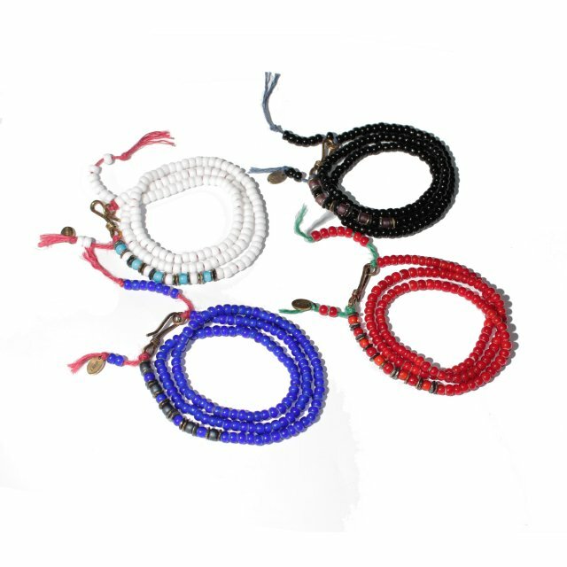 EVANGELION [VIVIFY x RADIO EVA] Hemp Cord & Beads Bracelet/Necklace (Kaoru)