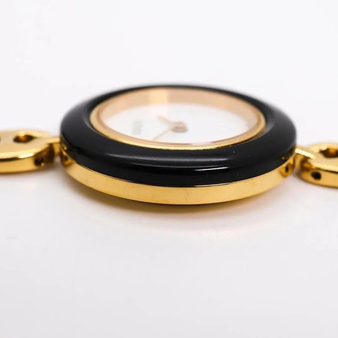 GUCCI Change Bezel 6 Colors 1100L Women’s Gold Watch with Box Card