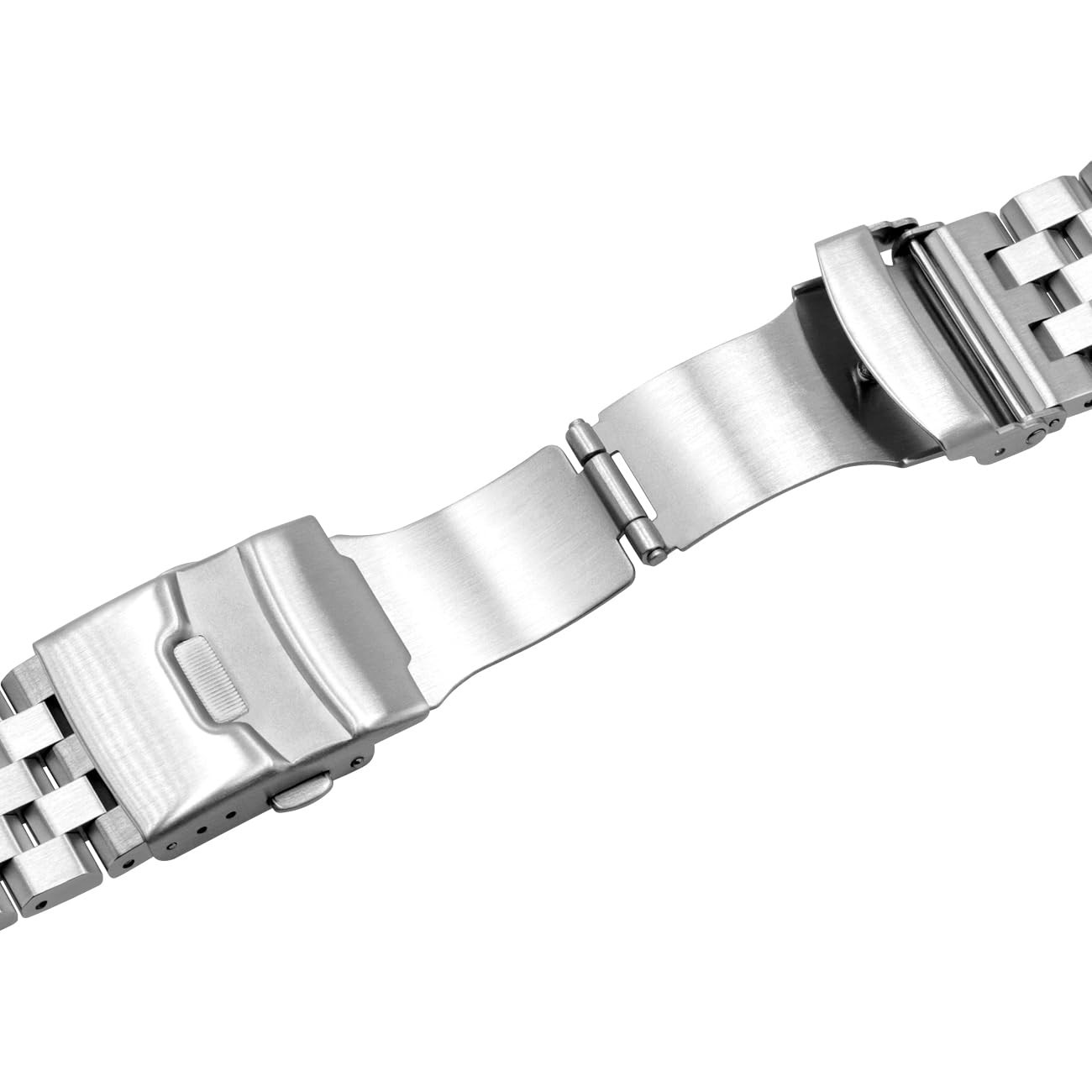 Brushed 22mm Metal Bands for Men Solid Stainless Steel Band Screw-in Bracelet…