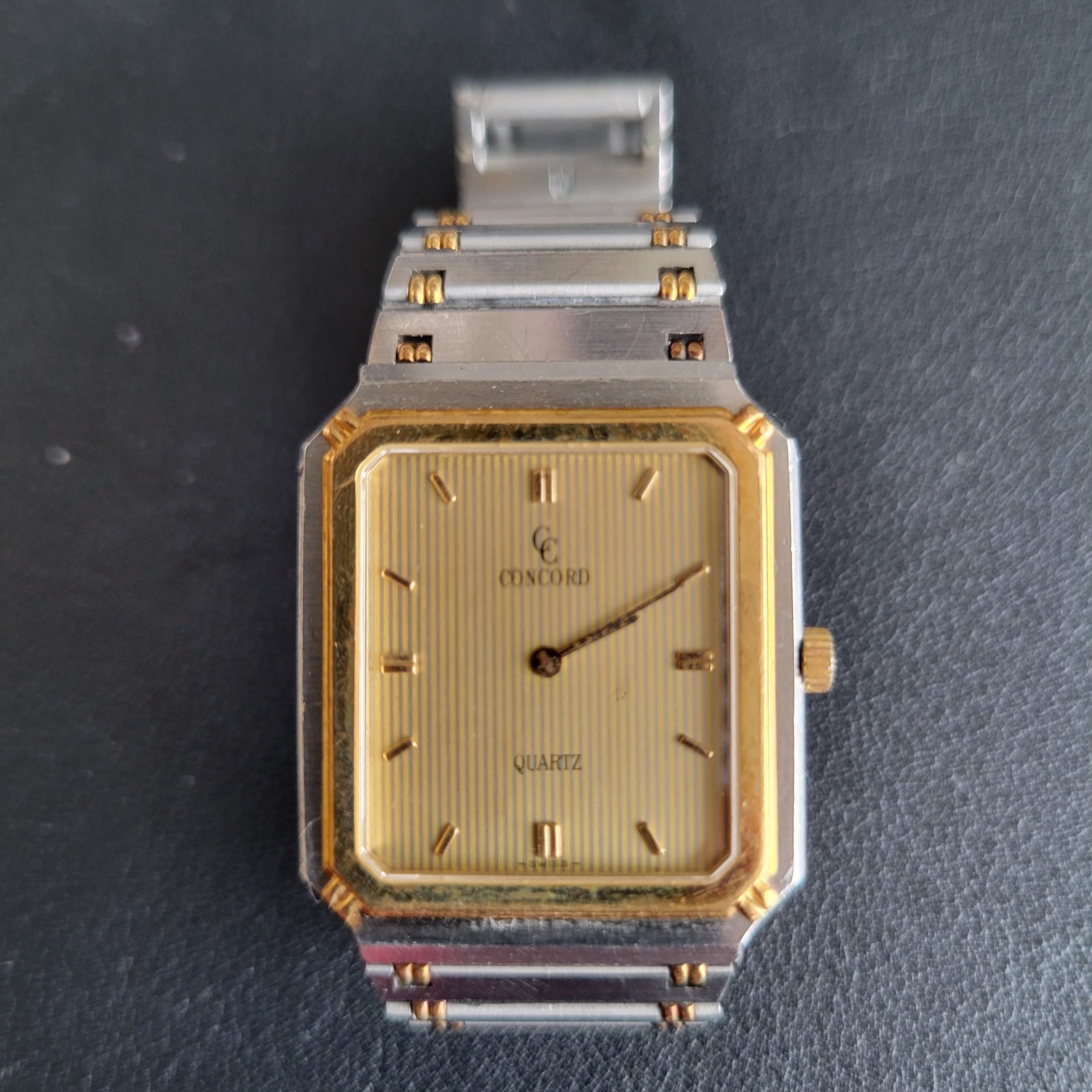 VINTAGE LADIES WATCH CONCORD LA COSTA Stainless Steel &18K Gold Swiss 15 81 684