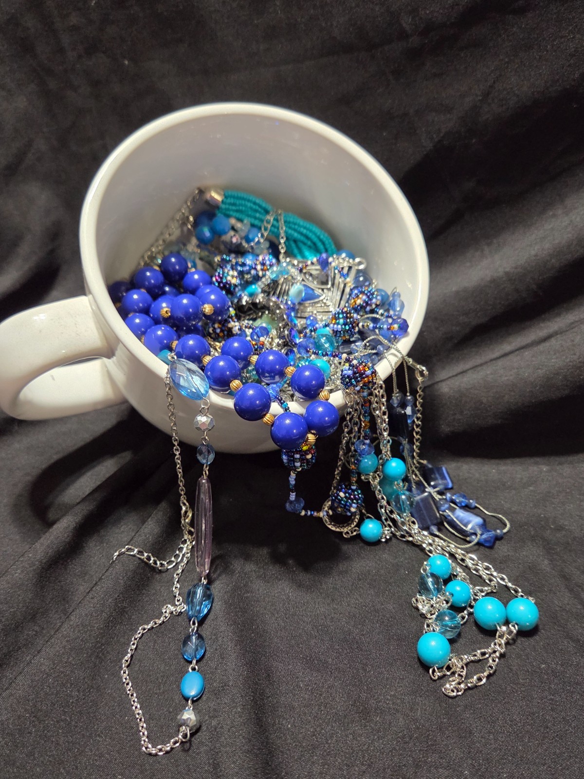 Mystery Blue colored Jewelry Lot #18