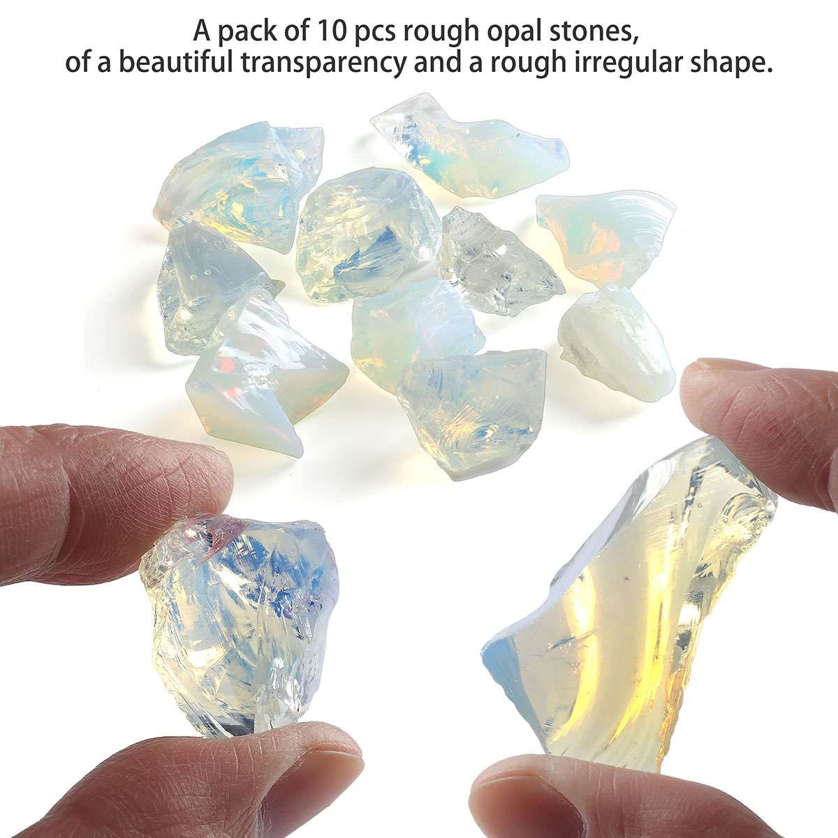 10pcs Natural Rough Stones Rocks – Crystals Wholesale Gemstones – Healing Gems