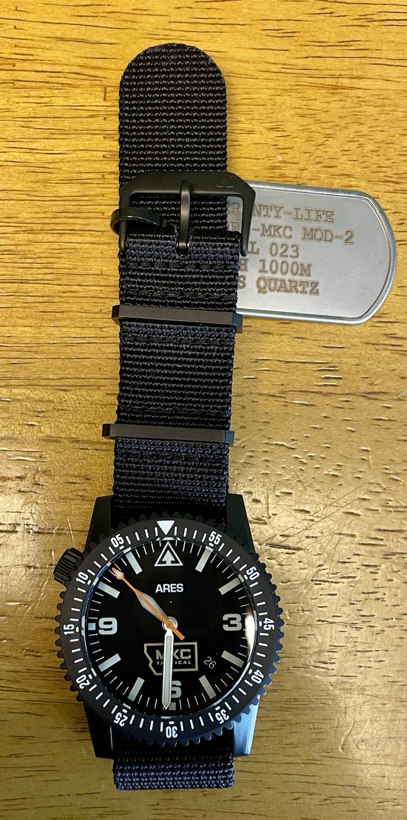 Ares DIVER-1 Montana Knife Company Grand Opening Mission Timer Watch . 1 of 30