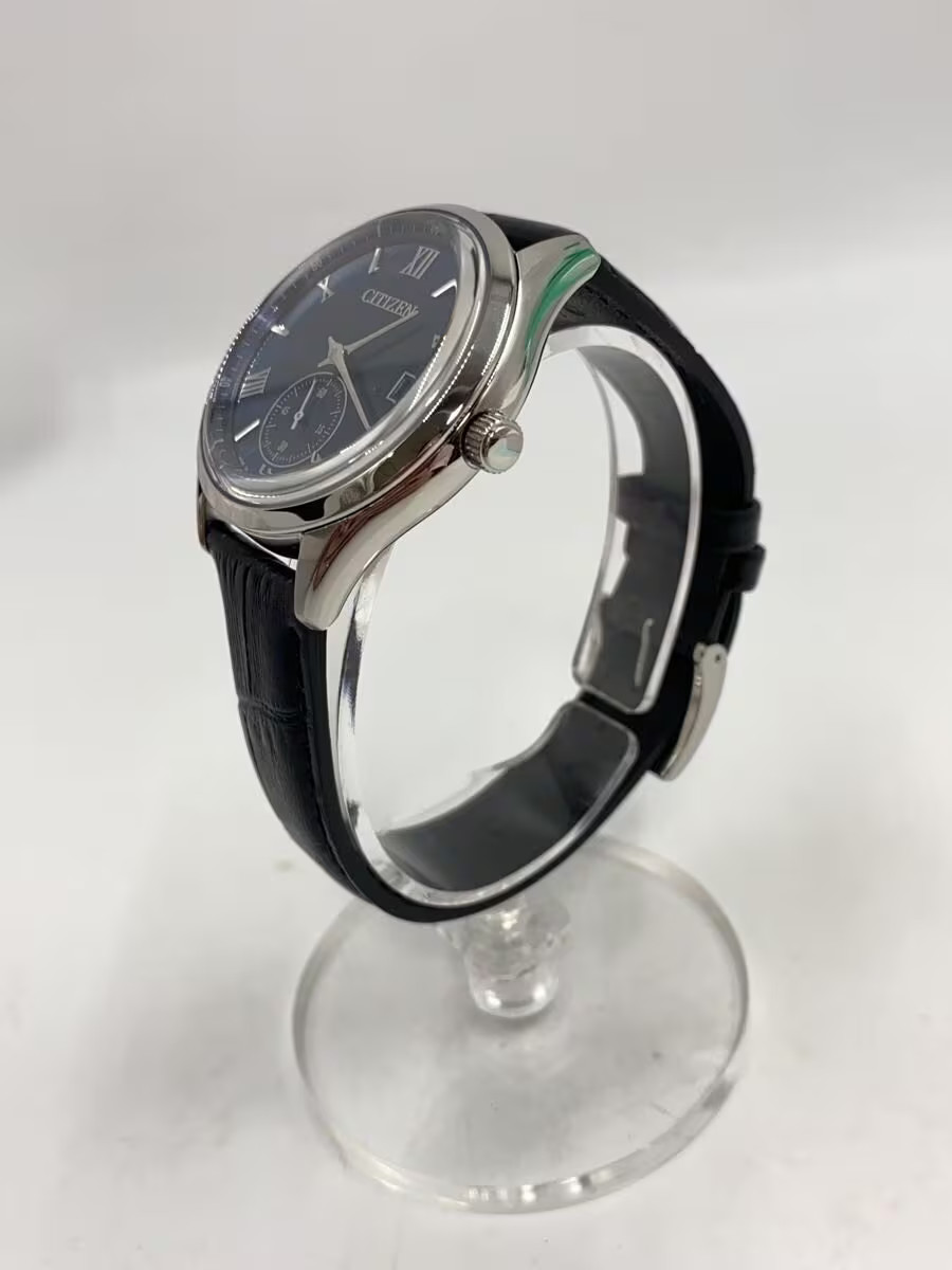 CITIZEN Solar Watch Analog Leather NVY BLK bv1120 15l
