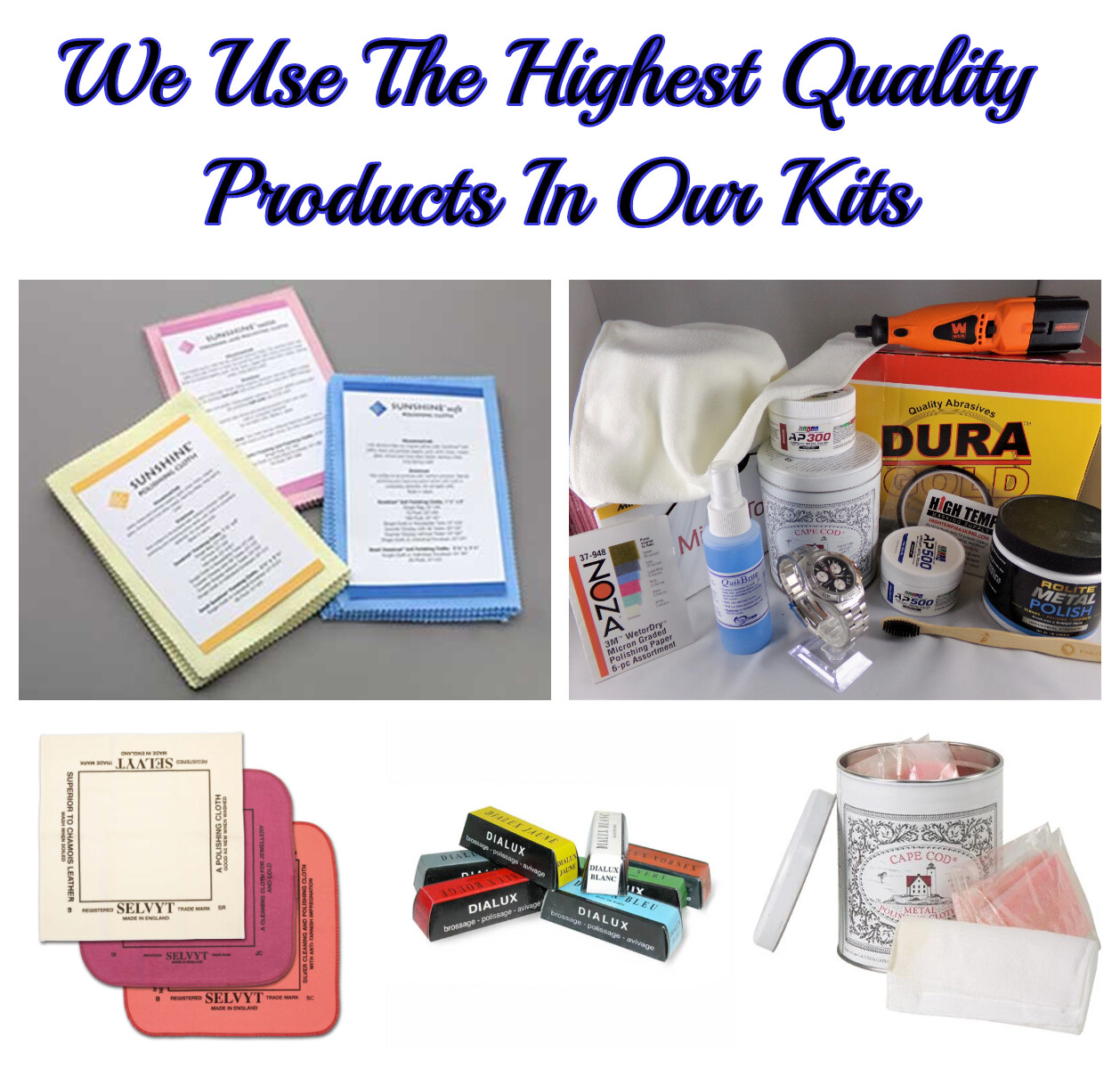 Perfect Gift! Watch Scratch Removal/Cleaning/Polishing Kit-All Luxury Watches!
