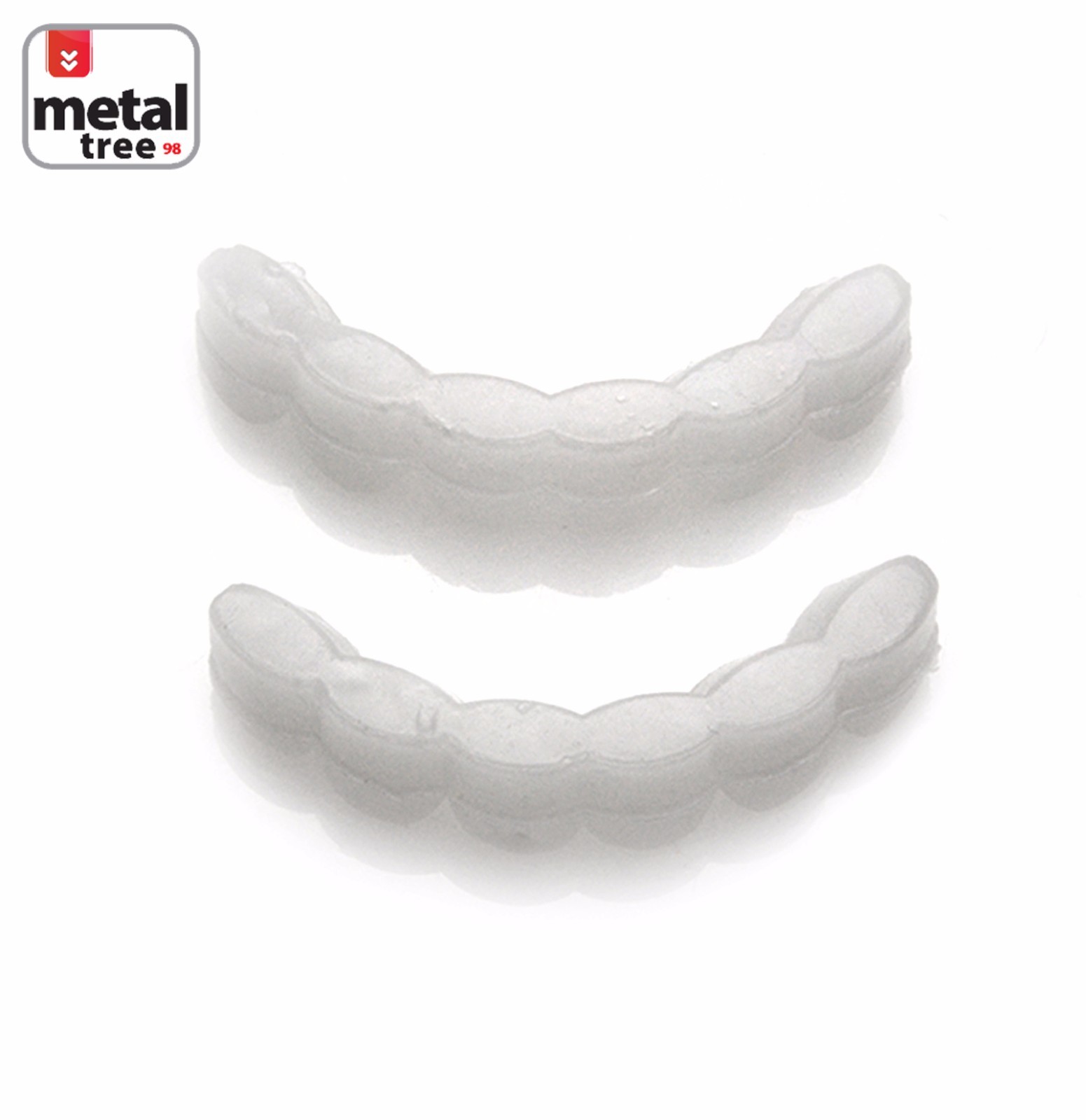 Men’s Hip Hop Molding Wax Fitting Silicone Fixing Bar For Top Teeth Grillz 2Pcs