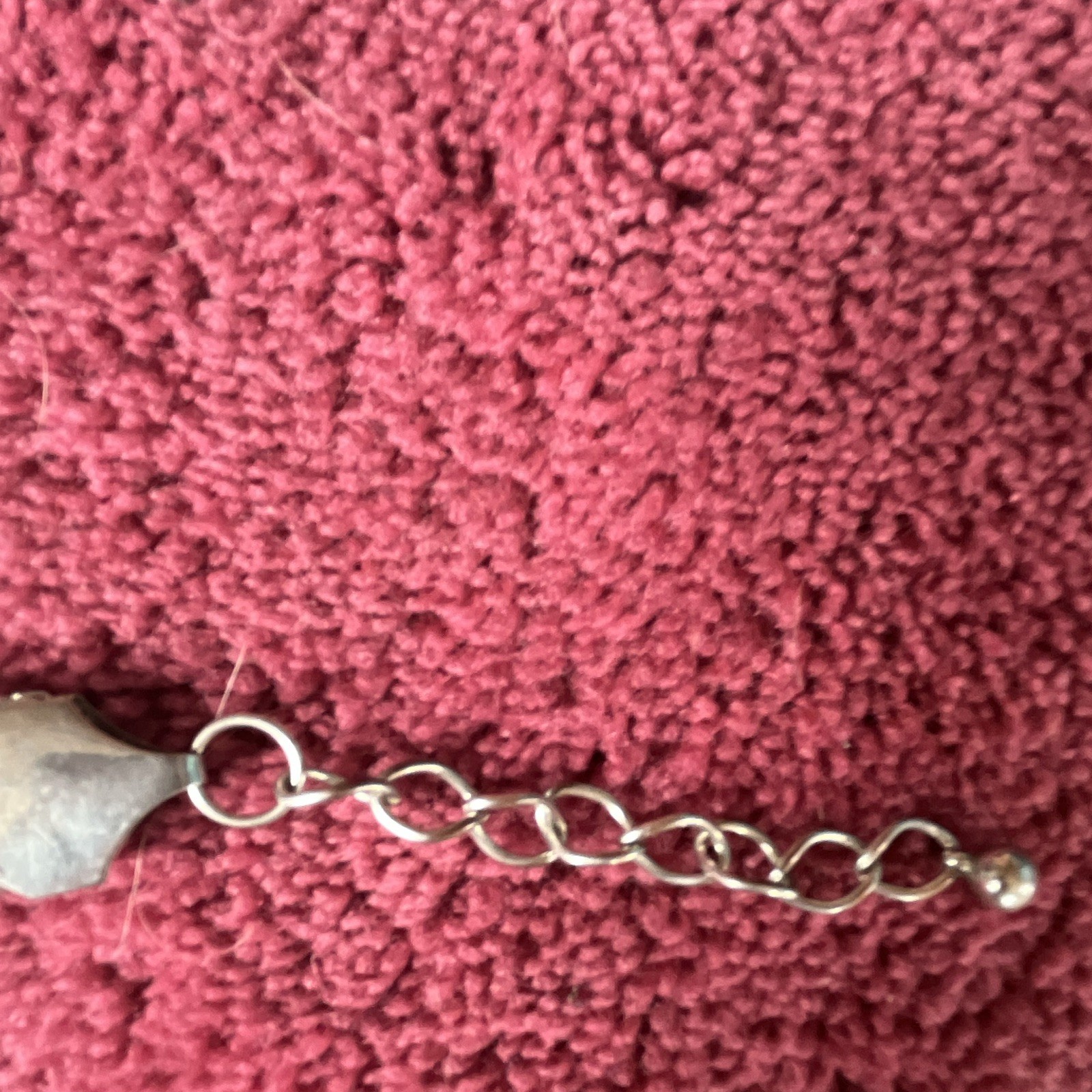 Silver Tone Multi-Row Link Chain Knot Bracelet, Adjustable, Lobster Clasp