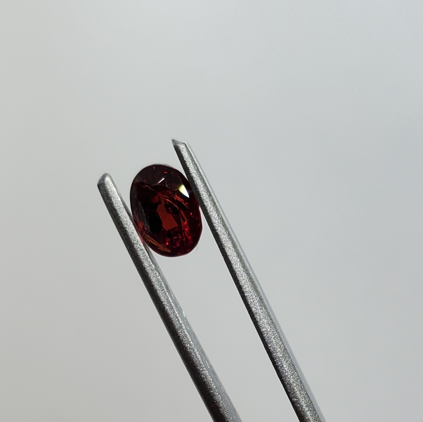 Loose Natural Unheated Burma Red Spinel 1.06 Ct Oval GIA Cert