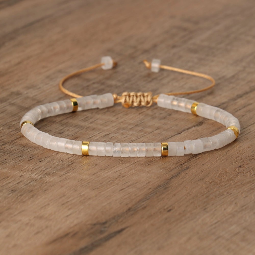 Opal Multi-Color Emperor Stone Bracelet Woven Adjustable Beaded Gift