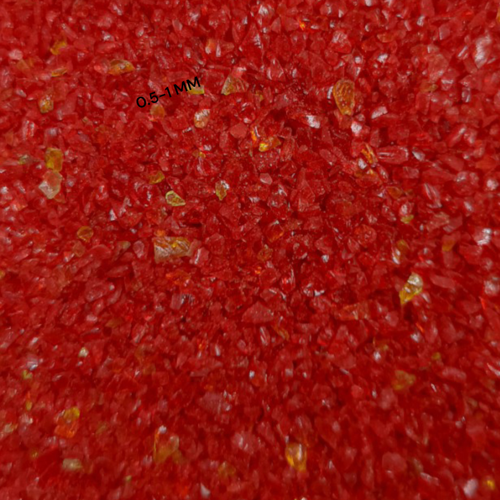 Crushed Opaque Red Hydro Quartz Crushed Gemstone Coarse All Size For Inlays