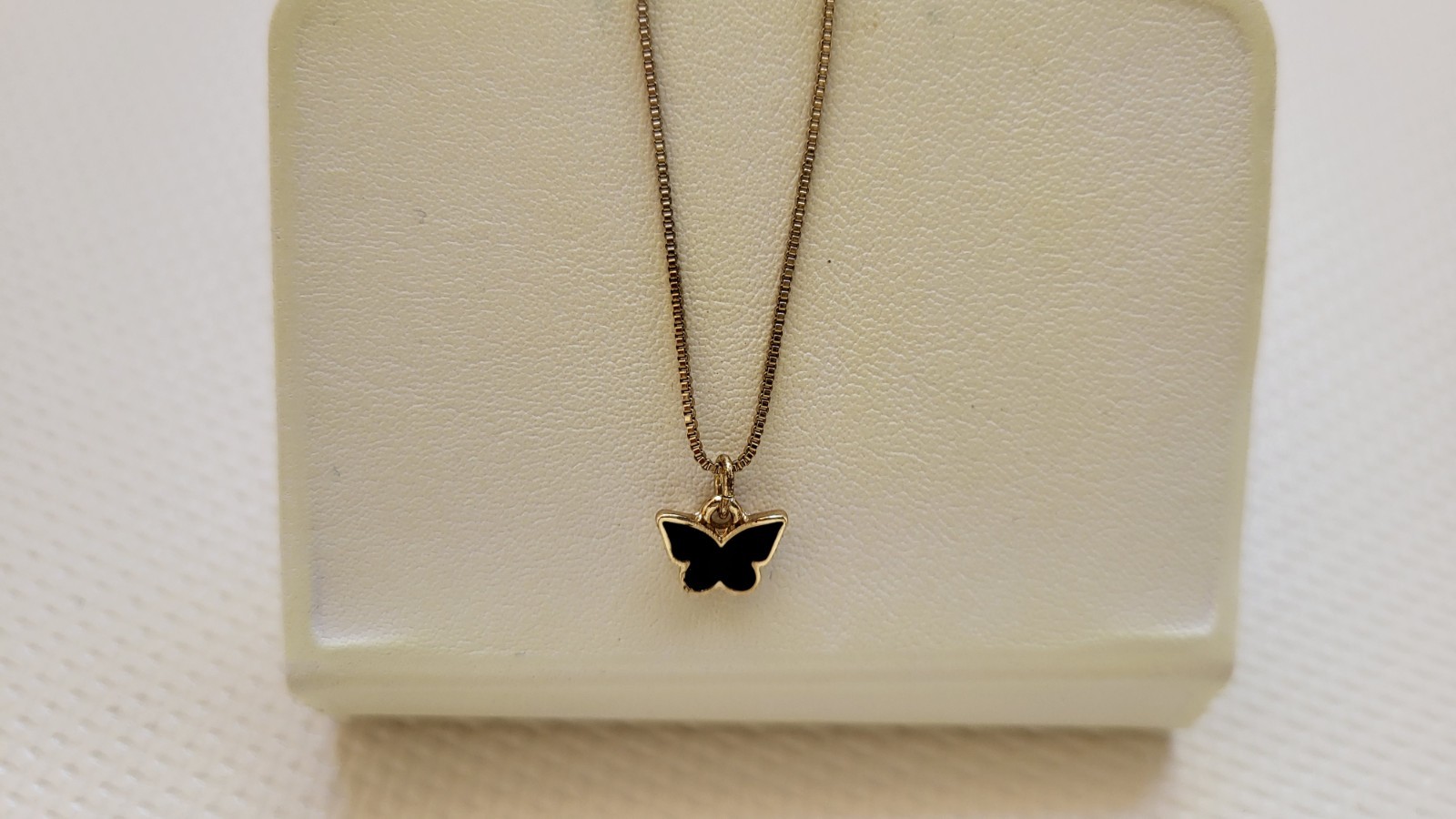 Women’s Gold Color Plated Necklace Chain Butterfly Colar Choker