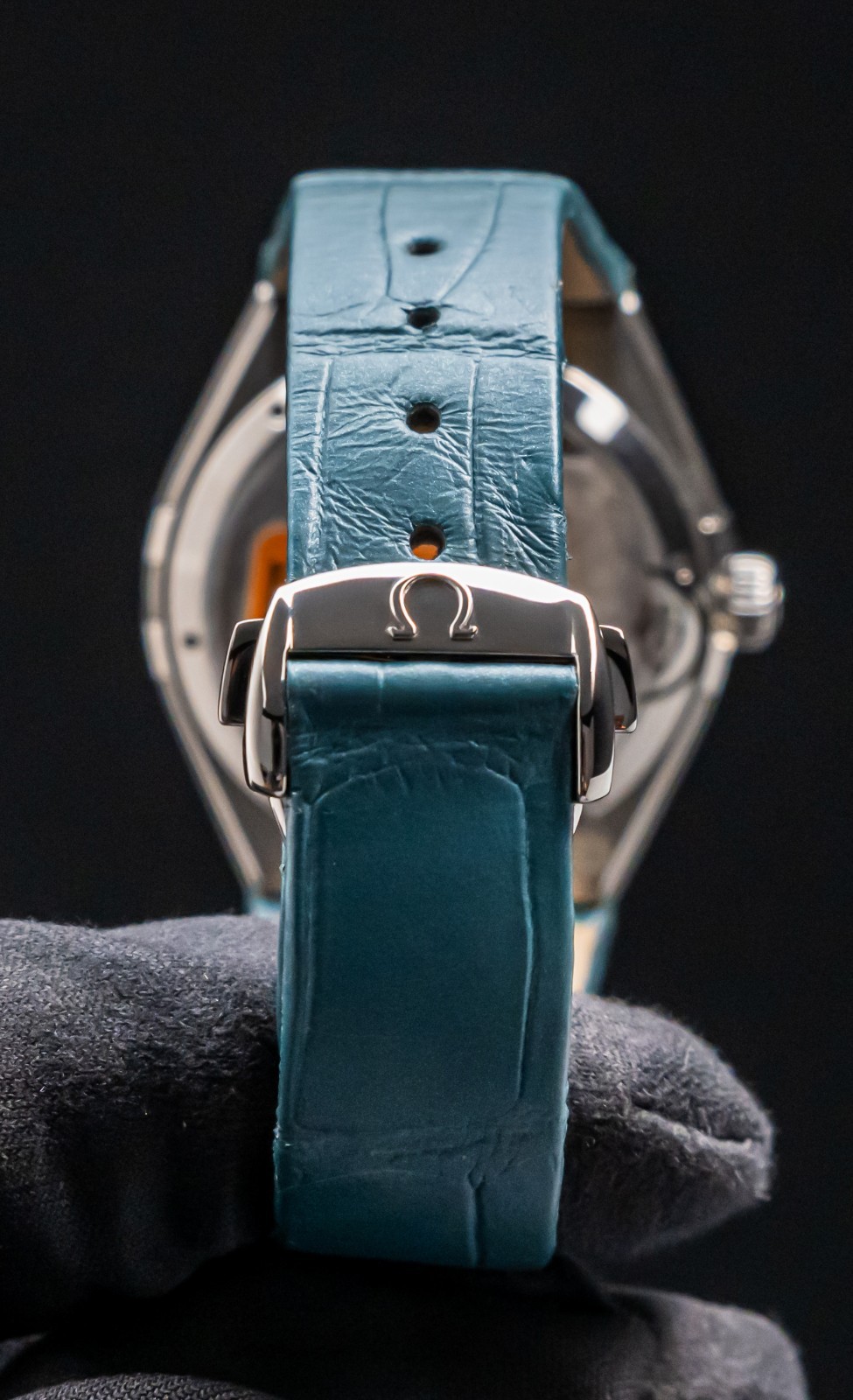 Omega Constellation 34mm Peacock Blue Diamond Dial eBay Live 131.13.34.20.53.001