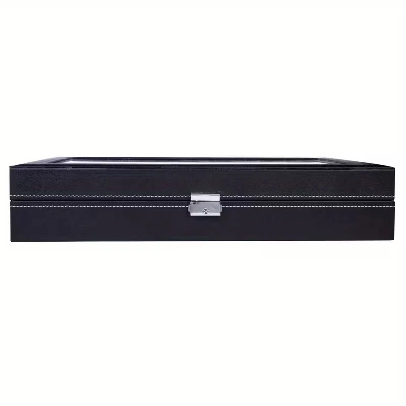 6/10/12/20/24 Slots Watch Box Top Storage Display Case Organizer Gift