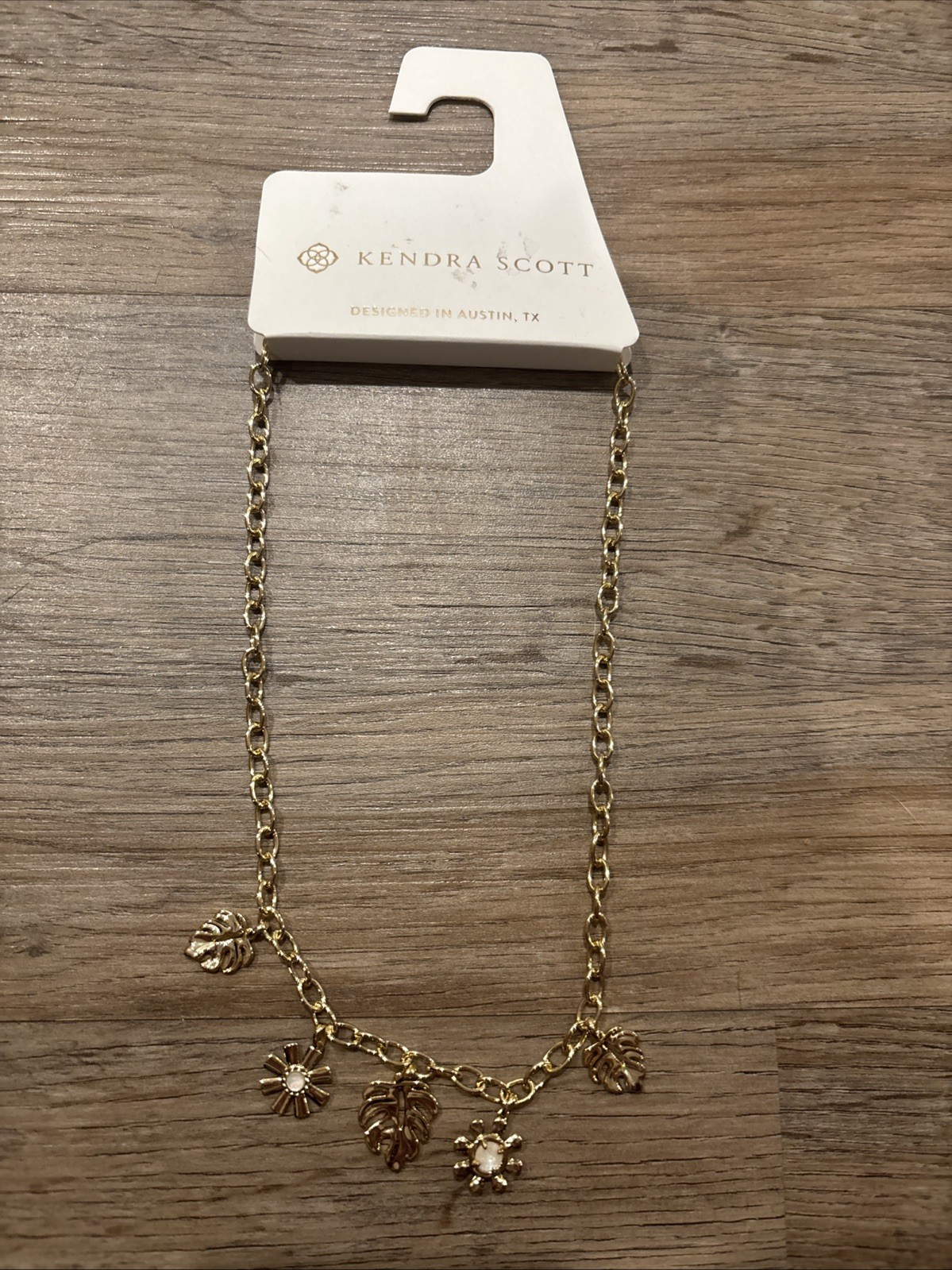 Kendra Scott 14k Gold over Brass Delicate Dangle Charm Strand Necklace
