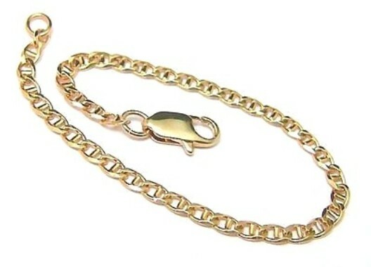 Mariner Chain Link Bracelet 7-1/2 inches 3.5 mm Lifetime Warranty Made in USA