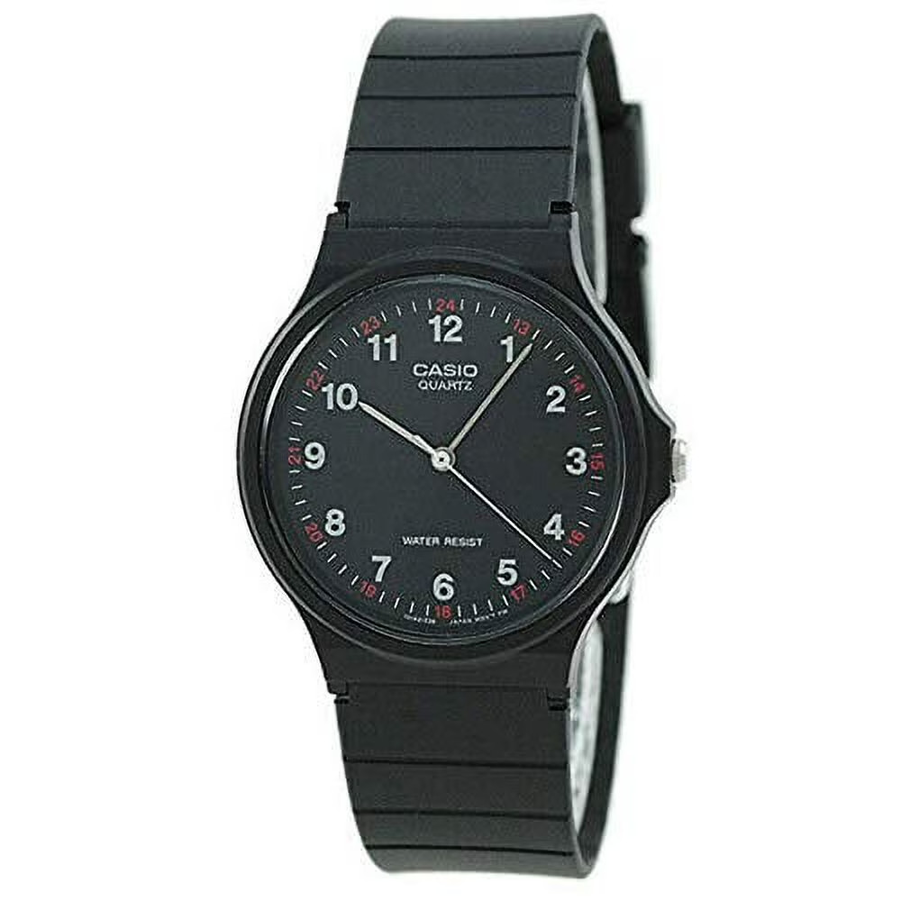 Casio MQ-24-1B Analog 30M WR Quartz Casual Minimal Lightweight Resin Band