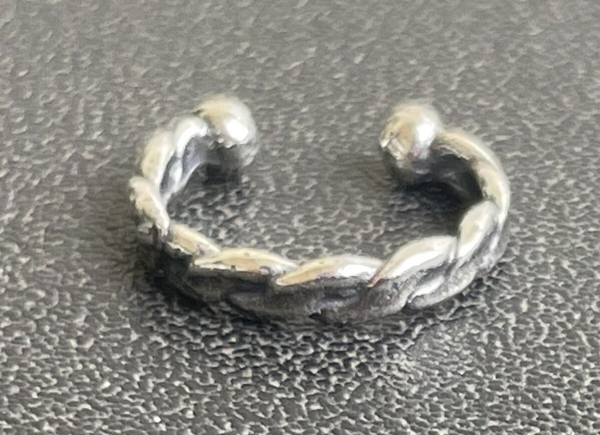 3 Ear Cuffs As Pictured Genuine .925 Sterling Silver Ear Clip Lot + Gift Box