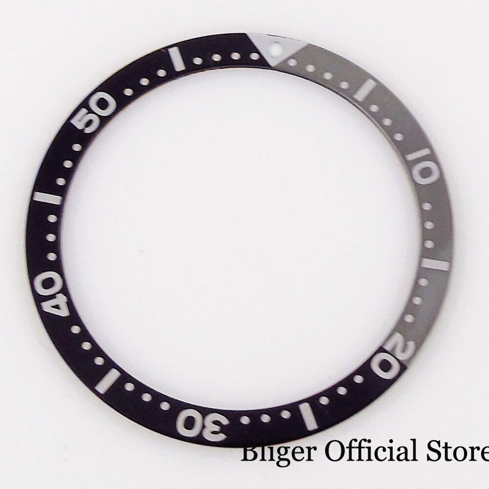 Orange/Blue/Black Flat 38mm*31.5mm fit SKX007 SKX009 Alloy Aluminum Watch Bezel