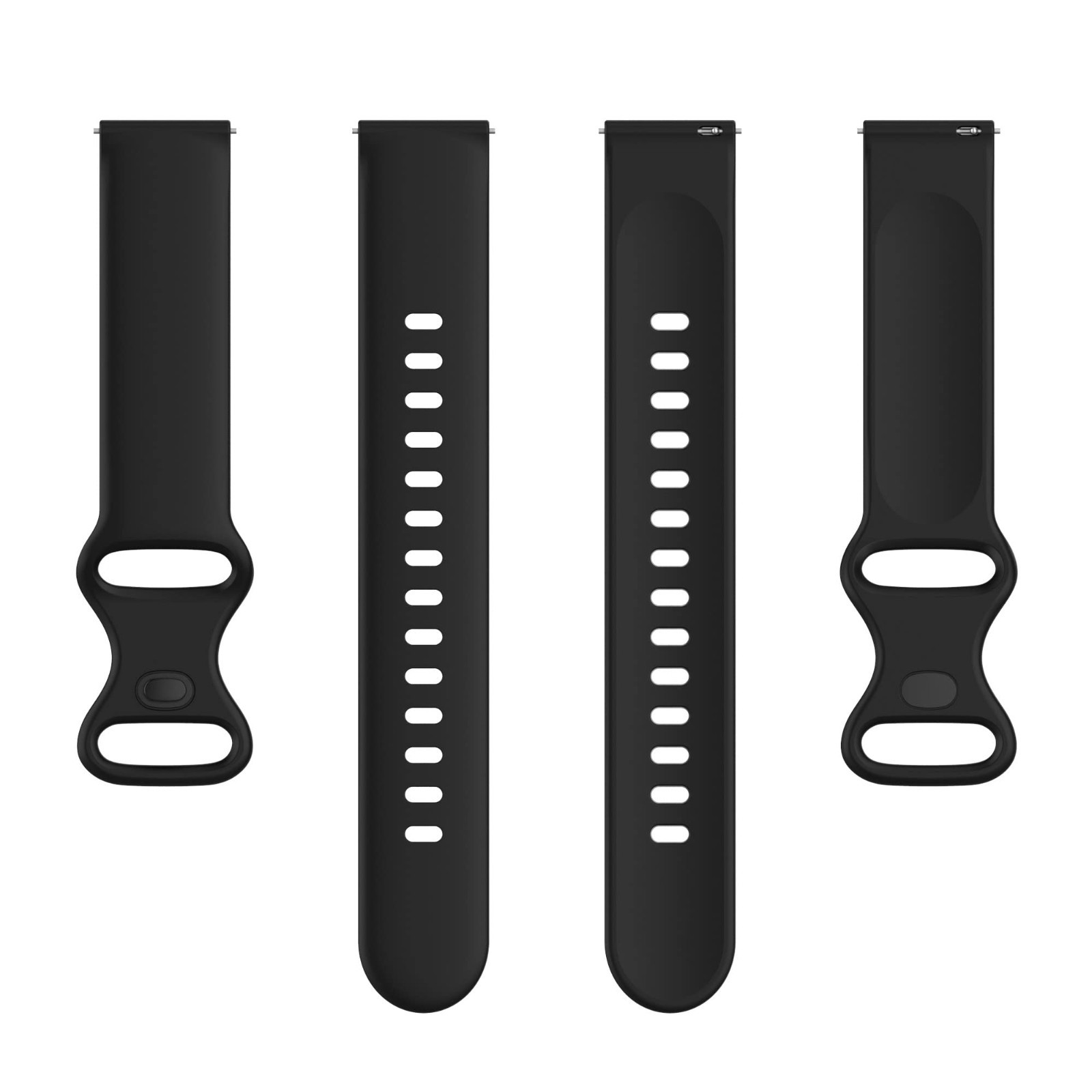 10 Pack Soft Colorful Silicone Bands for Amazfit Bip, T-Rex, GTR – Adjustable Sp