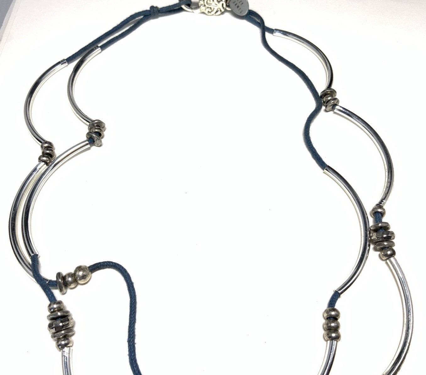 Lizzy James Silver Tone Dragonfly Chain Necklace 20-inches LY107