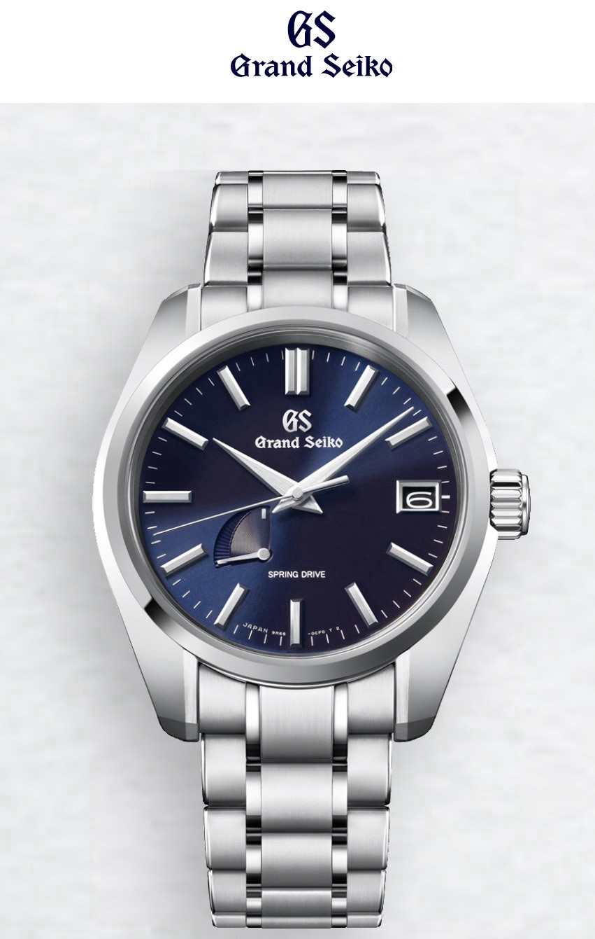 Grand Seiko Heritage Men’s Automatic Spring Drive Watch SBGA375 Blue Dial