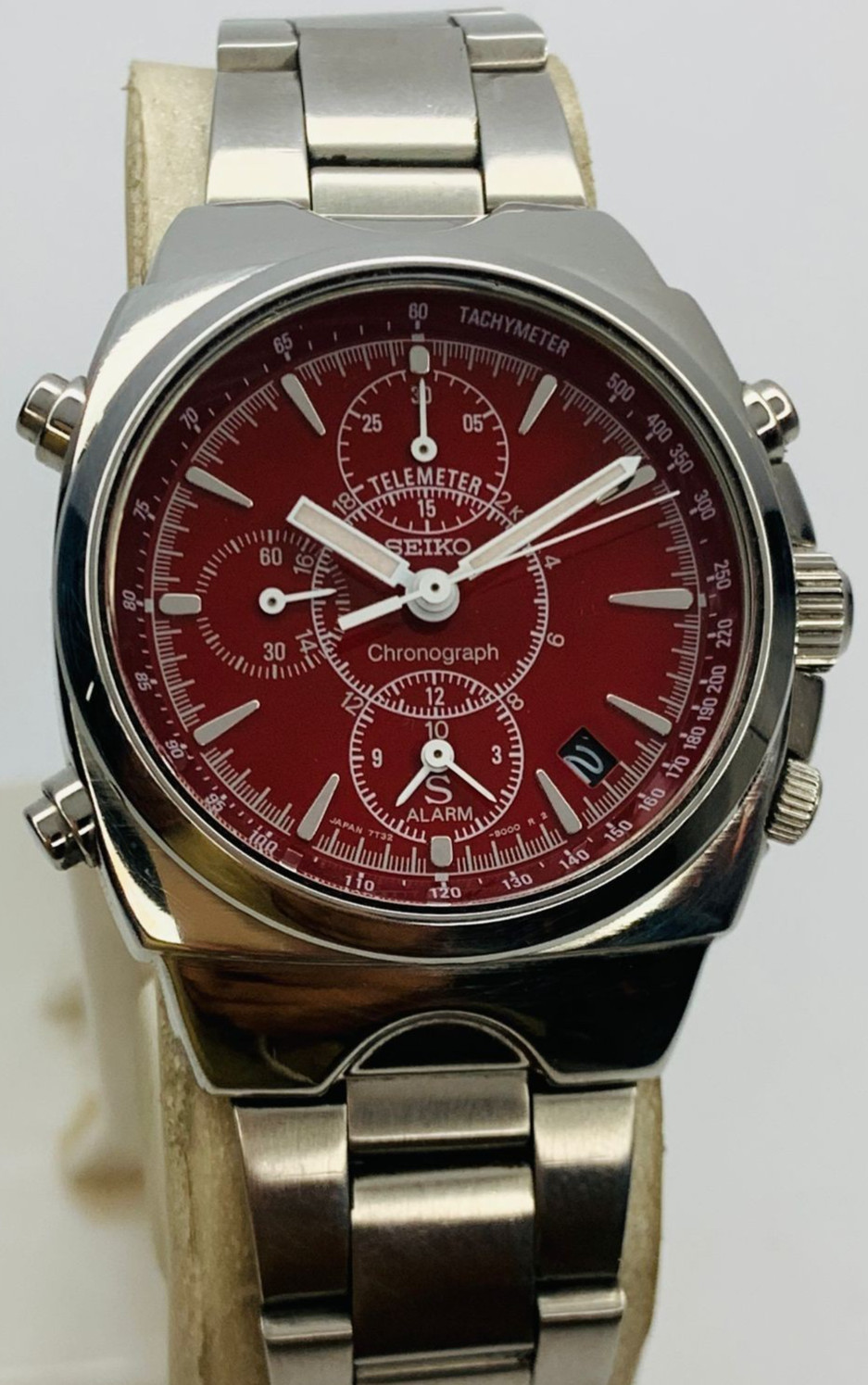 Vintage Seiko SUS Chronograph 7T32-9000 Men’s Quartz Watch