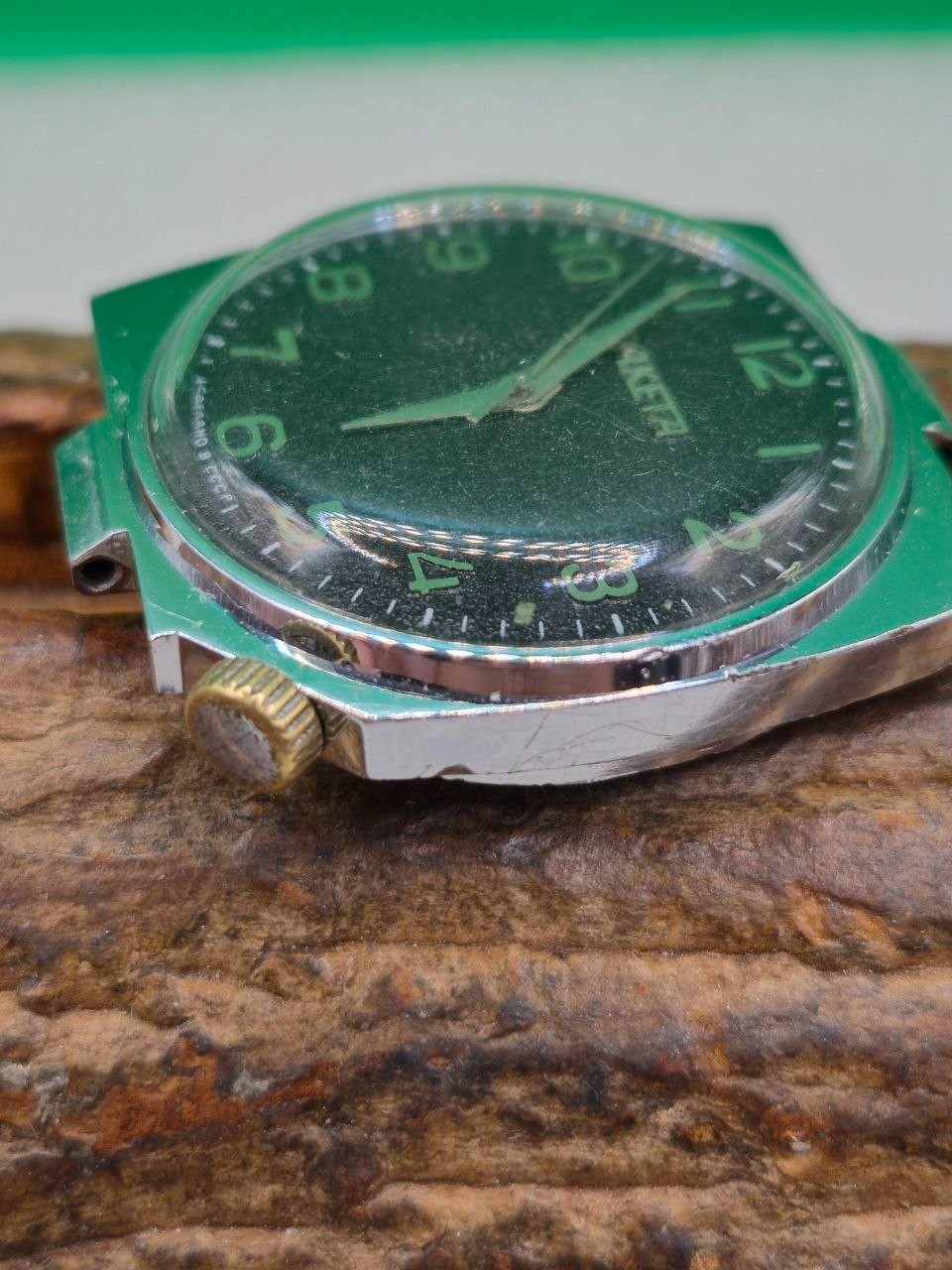 Vintage Soviet mechanical wristwatch RAKETA 2609 HА.