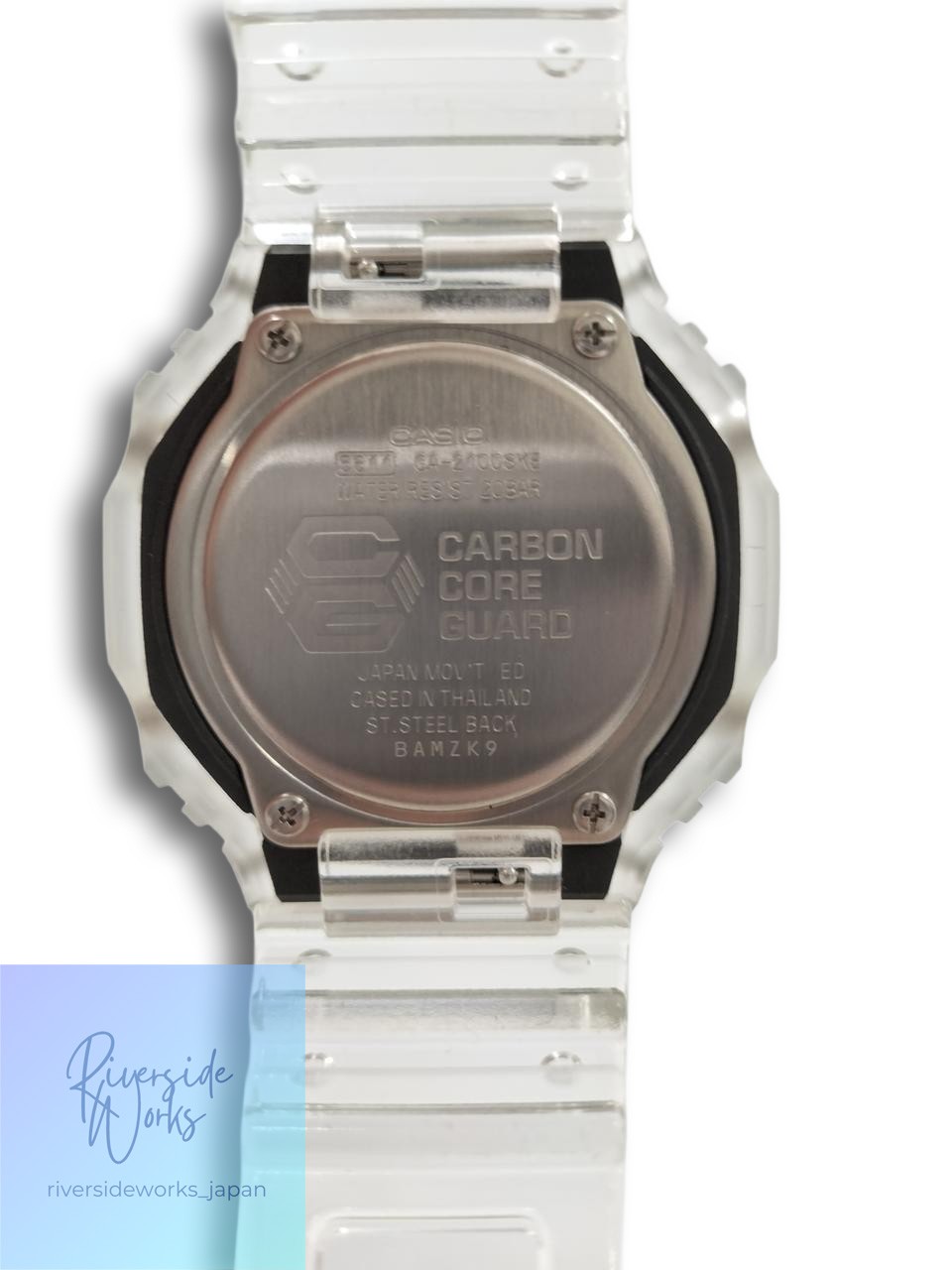 CASIO G-SHOCK GA-2100SKE-7ADR Transparent Watch
