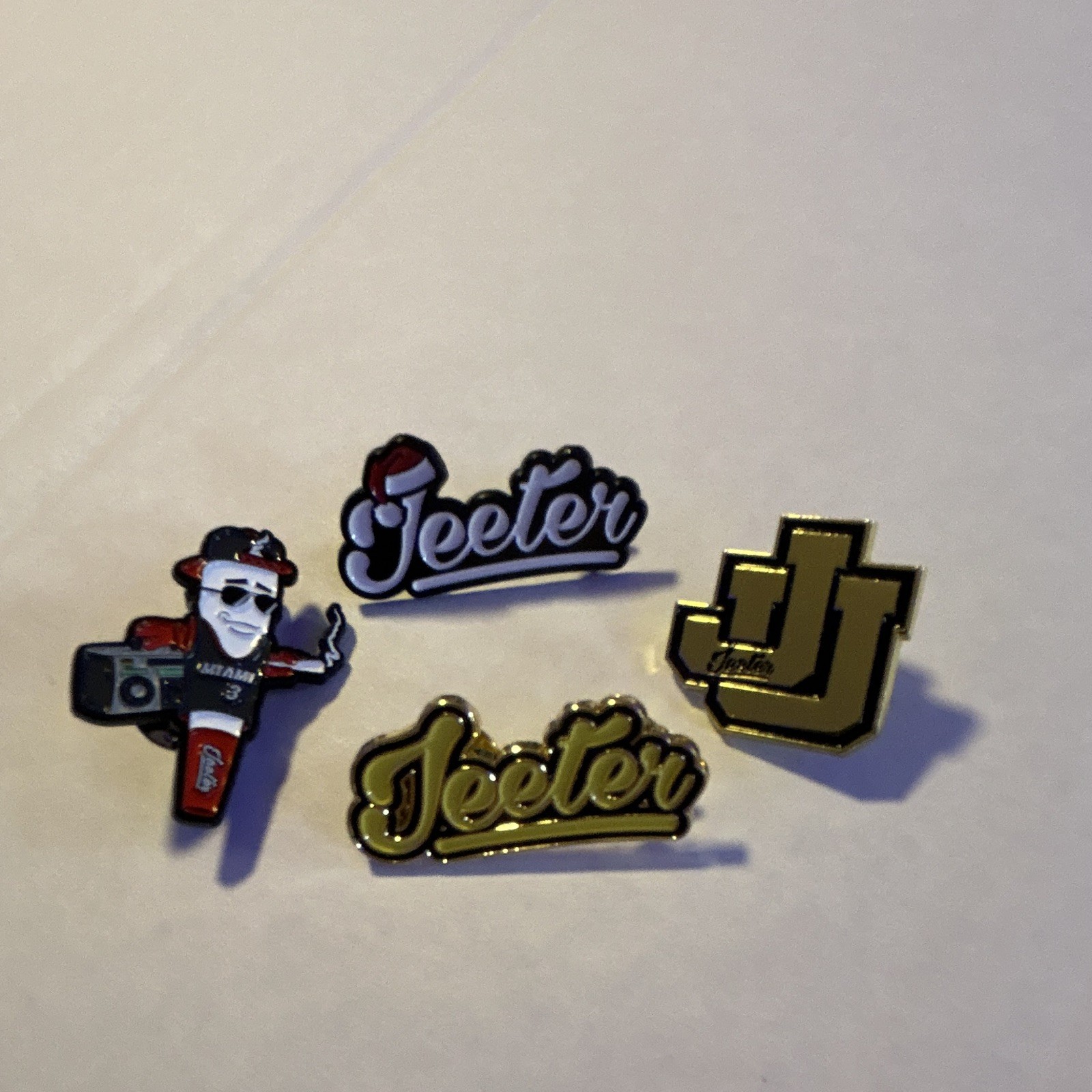 RARE Jeeter Cannabis Pin Lot 4pcs Hat, Lanyard, Backpack etc Dwayne Wade Collab