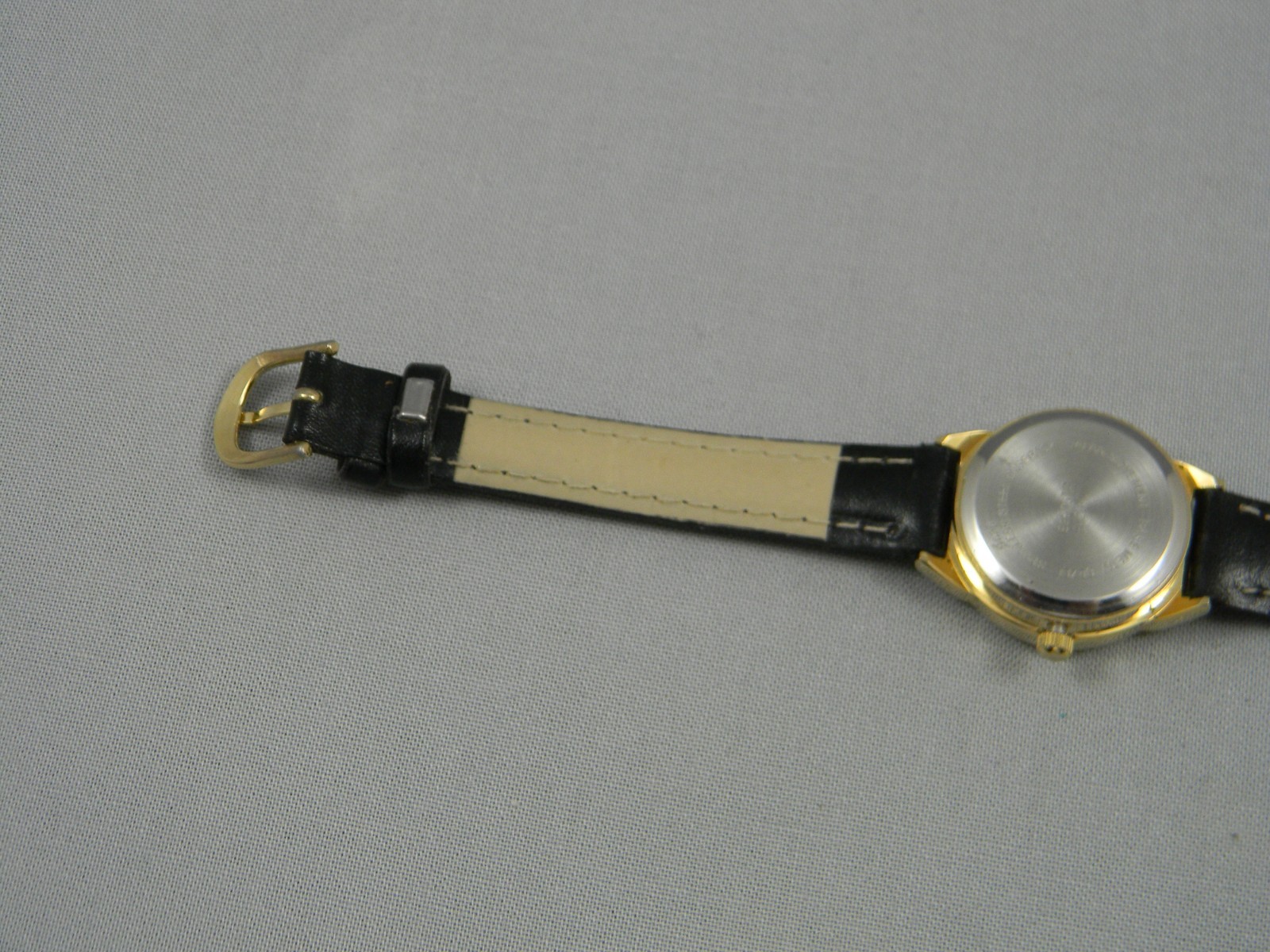 Moon Phase Watch Women 23mm Gold Tone Date Japan Movement New Battery