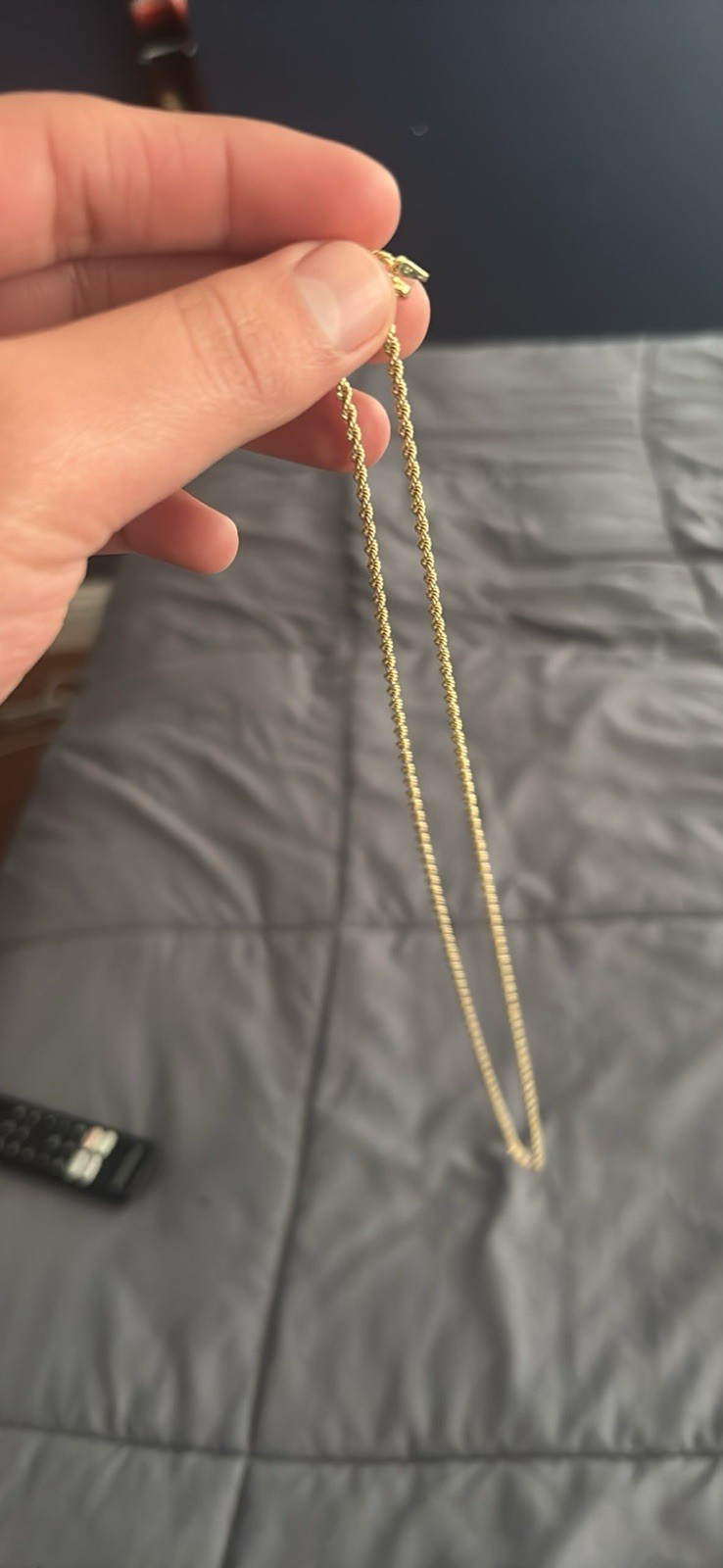 10K Gold Rope Chain 20 Inches 2mm (solid Gold)