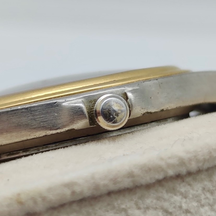 Vintage Yema Paris Chiffre Roman Gold Plated Watch Men’s Quartz 34mm