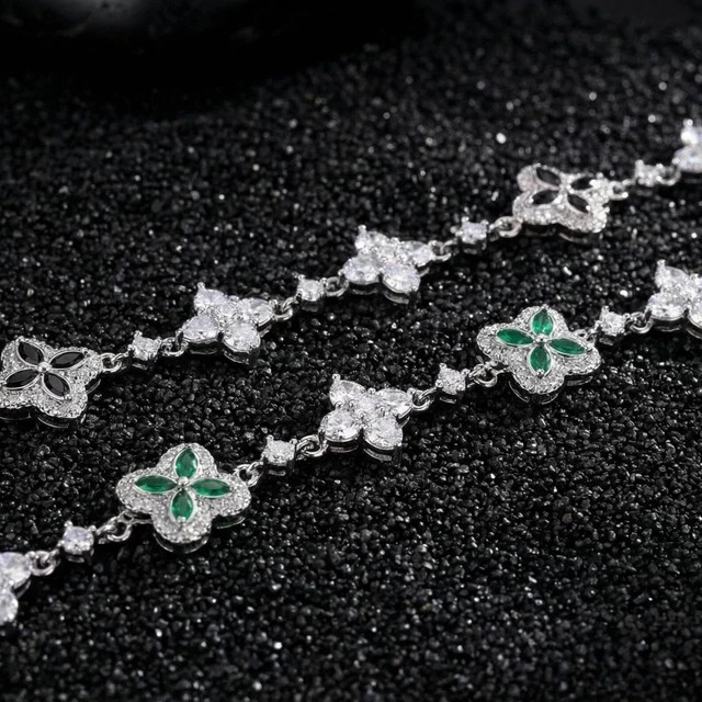 5Ct Round Cut Lab-Created Diamond Women’s Tennis Bracelet 14K White Gold Plated
