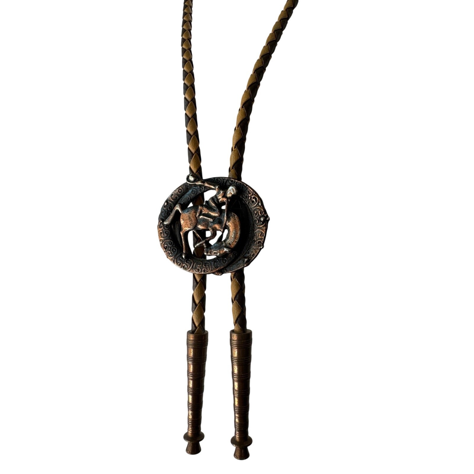 Vintage ‘80s Polo Motif Adjustable Bolo Tie