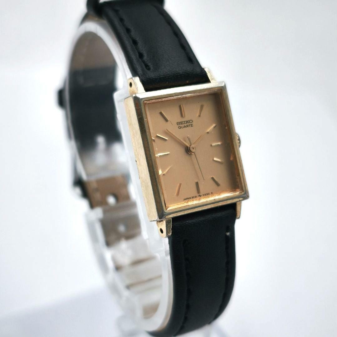 [High-end, fully functional] Seiko Square Watch, New Battery, New Strap, Ladies&