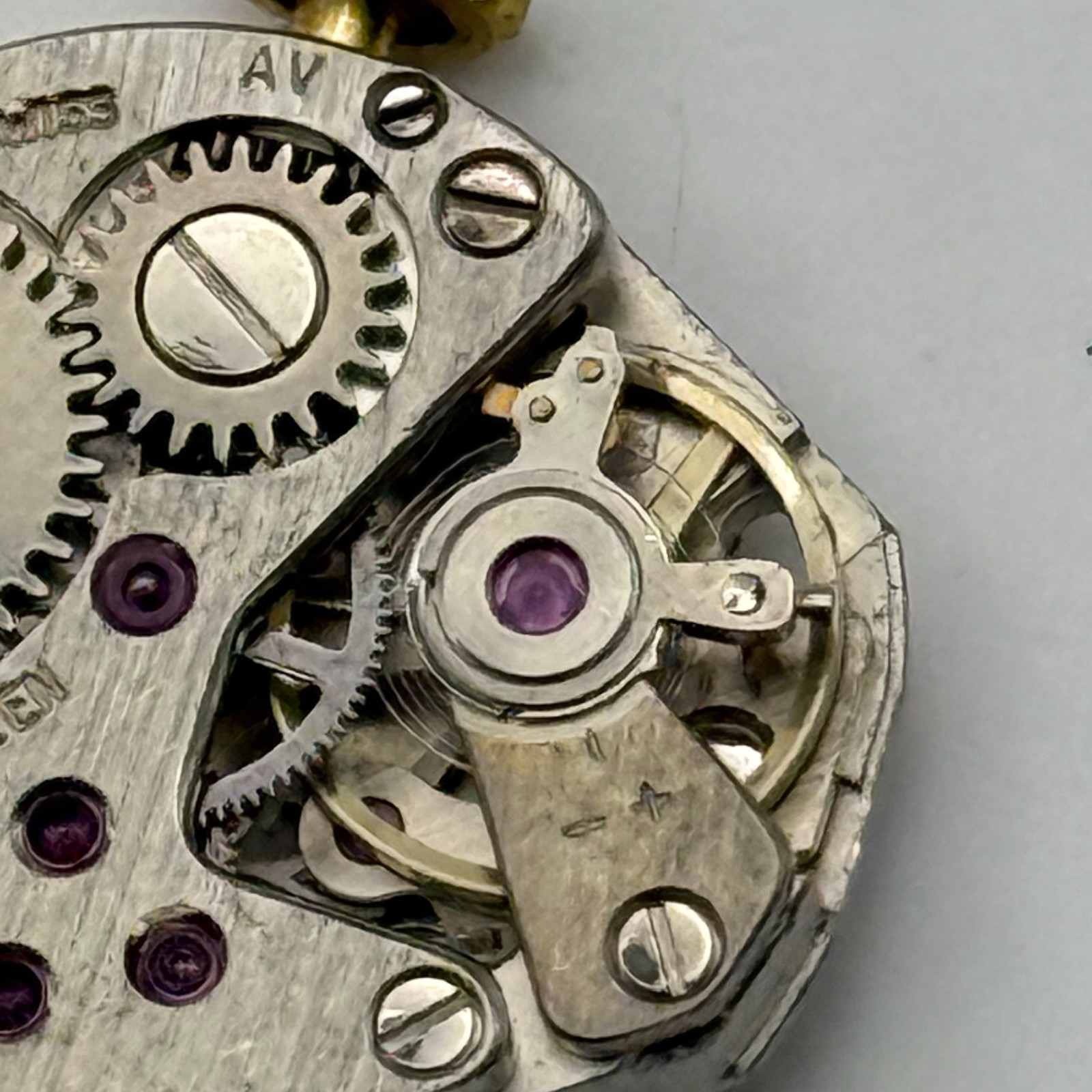 FHF 69-21 Watch Movement Regency Swiss 17 Jewels Manual Wind Parts Repair 15.3mm