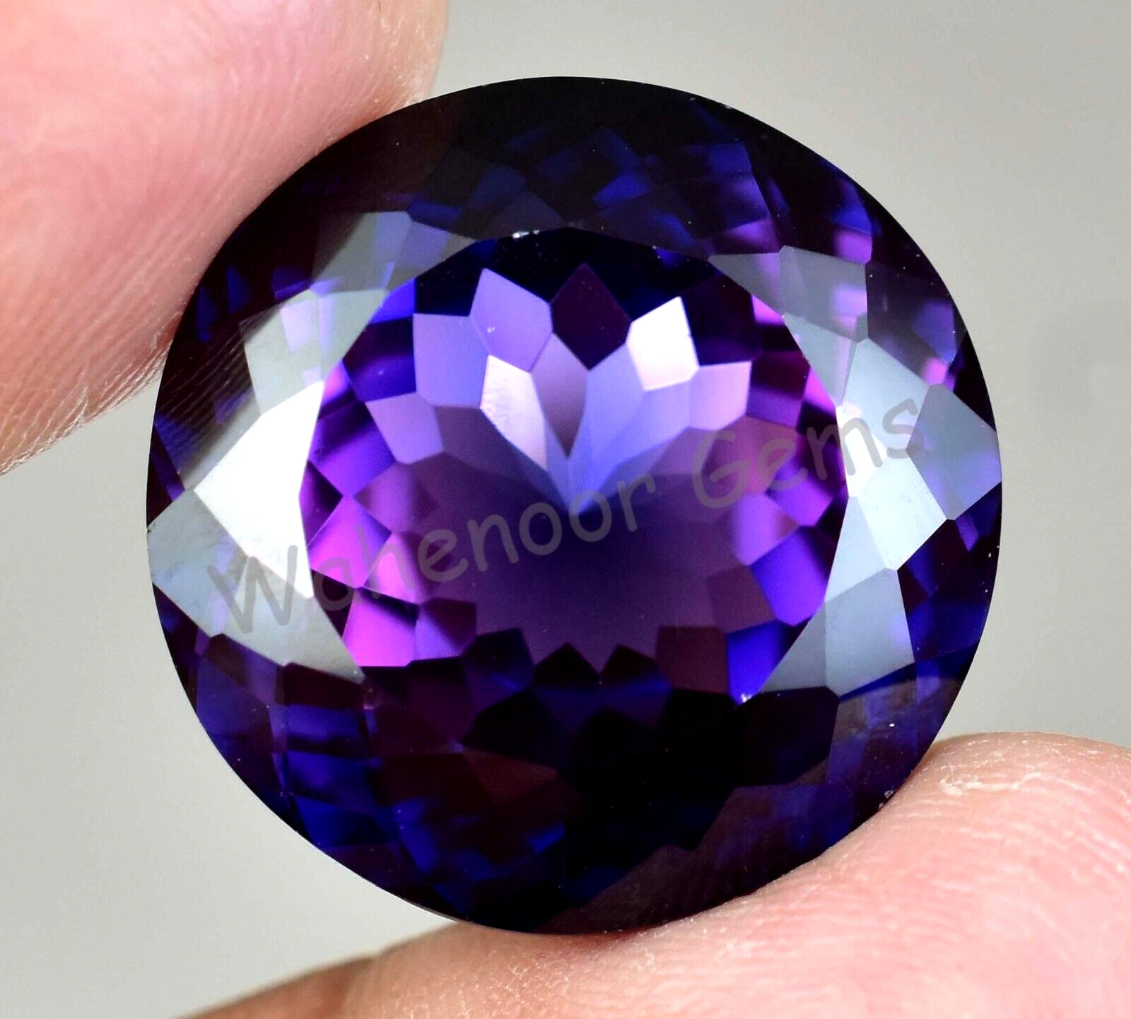 Natural 40.25 Ct Boysenberry Sapphire AGL Certified Fabulous Loose Gemstone