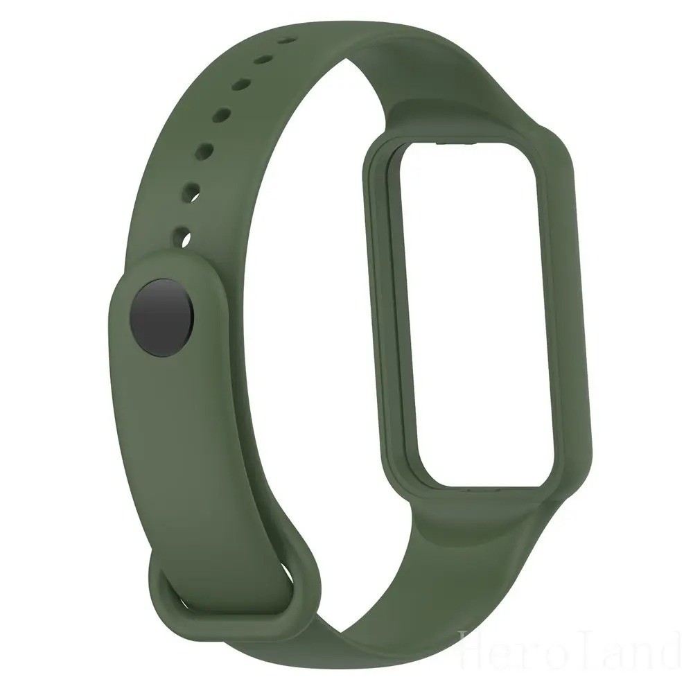 Silicone Strap for Amazfit Band 7 Replacement Bands Soft Adjustable Wristbands