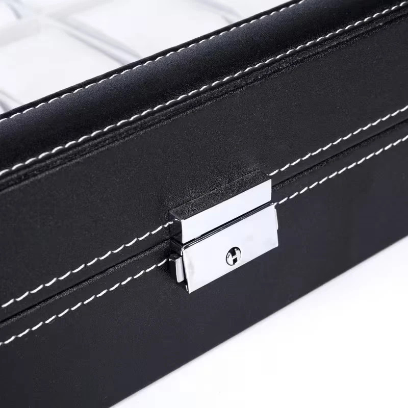6/10/12/20/24 Slots Watch Box Top Storage Display Case Organizer Gift