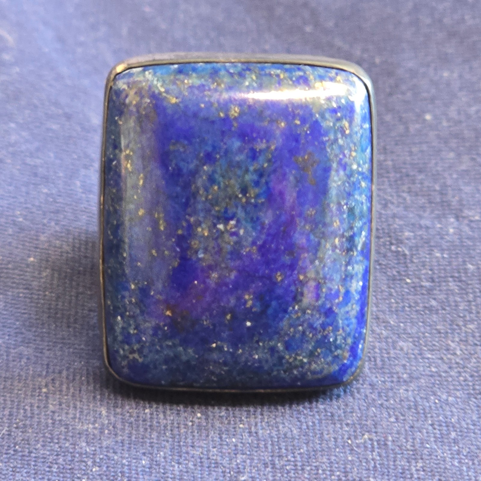 Sterling Silver Jay King Ring 15.7g Fine Jewelry Size 7.5 Lapis Color *READ*