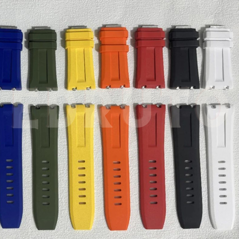 Quick Release FKM Rubber Strap Fits Audemars Piguet Royal Oak Offshore AP15720