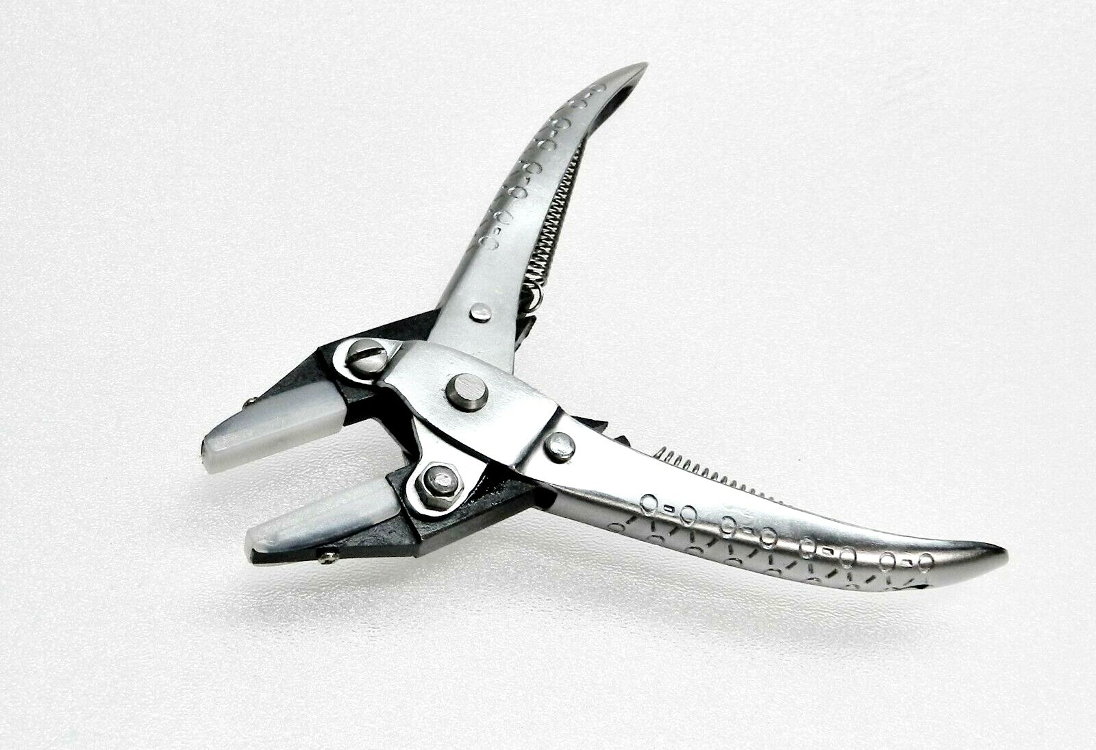 Parallel Action Pliers Flat Nose Nylon Jaws 5-1/2″ Jewelry Hobby Crafts Plier