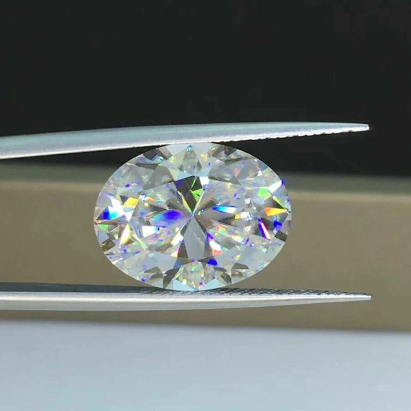 Rare 1-5pcs Oval Cut 0.1-3ct Moissanite Loose D Color GRA VVS1 Wholesale Price